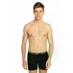 Seher Erkek 12 Adet Siyah Renk Likralı Boxer 0060 BRWEZDSL1R043