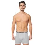 Seher-Erkek 6"lı Gri Likralı Pamuklu Boxer Tekli Ambalaj 0060 (Gri / 2XL)