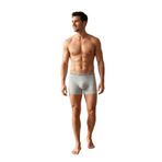 Seher Erkek Boxer Pamuklu Likralı 6'lı Paket (Gri, M)