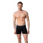 Seher Erkek Boxer Pamuklu Likralı 6'lı Paket (Siyah, XL)