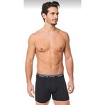 Seher Erkek Boxer, Siyah, Likralı Pamuklu, XL Beden