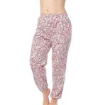 Seher Kadın Uzun Tek Alt Pijama Çiçek Desenli KIŞLIK Battal Boy -3 Adet