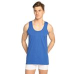 Seher Klasik Erkek Atlet, 6'lı Paket,%100 Pamuk, Saks, 2XL Beden