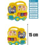Seher Oyuncak Pilli Müzikli Tavşan Otobüsü (Item Kod : 855-63D) - Çok Renkli