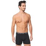 Seher-Rkek 6"lı Siyah Likralı Pamuklu Boxer Tekli Ambalaj 0060 (Siyah/L)