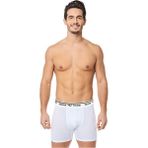 Seher Yıldız 6'lı Paket Erkek Likralı Elastan Boxer Külot Beyaz - 2XL