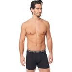 Seher Yıldız 6'lı Paket Erkek Likralı Elastan Boxer Külot Siyah - XL