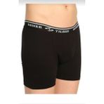 Seher Yıldızı 0060 Seher Yıldızı Erkek Likralı Tekli Boxer - Siyah