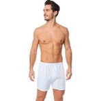 Seher Yıldızı 007 Erkek Paçalı Don Boxer 6 Adet - Beyaz - XL