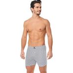 Seher Yıldızı 007 Penye Desenli Erkek Boxer 6 Adet - M