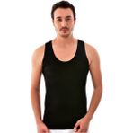 Seher Yıldızı 6'lı Erkek Klasik Atlet - XL - Siyah