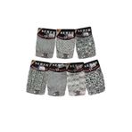 Seher Yıldızı Desenli Boxer, Erkek, 4 Adet, Çok Renkli, 2XL