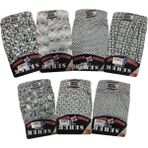 Seher Yıldızı Erkek Gri Desenli Boxer 6lı Paket - Çok Renkli