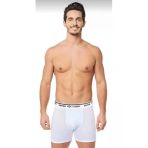 Seher Yıldızı Erkek Likralı Boxer 060 - 6 Adet - L - Beyaz