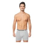 Seher Yıldızı Erkek Likralı Elastan Boxer Pamuklu 6'lı Paket - XL - Gri