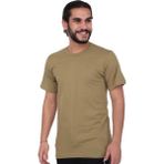 Seher Yıldızı Haki Renkli Asker Fanila Erkek Bisiklet Yaka Regular Fit - XL
