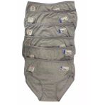 Seher Yıldızı Kadın Ribana Bato Külot 028 - 6 Adet - 2XL - Gri