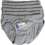 Seher Yıldızı SEC0037 Seher Yıldızı Erkek Çocuk Kom Slip Külot 6'lı Eko Paket - Gri