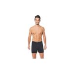 Seher Yıldızı Siyah Düz Düğmeli Erkek Boxer