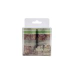 Şehir Online Mağazacılık 10'lu Vintage Flower Washi Tape Seti Dekoratif Maskeleme Bandı Çiçek Desenli Günlük Süsleme Bandı