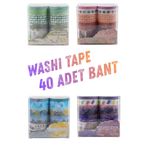 Şehir Online Mağazacılık Van Gogh Monet Serisi 4'lü Karma Washi Tape Sanat Temalı 40 Adet Dekoratif Bant Ajanda Süsleme Seti