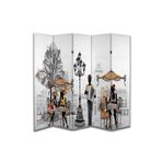 Şehir Temalı Özel Tasarım Paravan Room Divider PRV1089, 180 x 180
