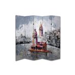 Şehir Temalı Özel Tasarım Paravan Room Divider PRV1120, 180 x 180