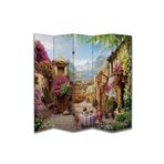 Şehir Temalı Özel Tasarım Paravan Room Divider PRV1179, 180 x 180