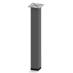 Sehpa Ayağı 13.500 - 50*50mm (4 Adet) Metalik Gri