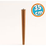 Sehpa Masa Ayağı Ham Doğal Ahşap Kahverengi Boyalı Mobilya Aksesuar Modern Ayakları Bohem 30 cm - 1
