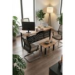SEHPALI BÜRO MASASI,OFİS MASASI, 140 CM. ÇALIŞMA MASASI TAKIMI 5141