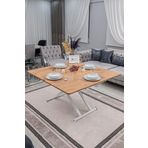 SEHPAM AKILLI Akıllı Sehpa Home Üst Tabla Mdf EfesÇam Alt Mekanizma Beyaz Renk