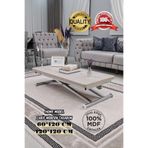SEHPAM AKILLI Akıllı Sehpa Home Üst Tabla Mdf Lizbon Alt Mekanizma Krom Kaplama