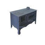 Şehzade Camlı Altaş Kuzine Soba 4 mm Çok Amaçlı Bahçe Tipi Kuzine Soba Özel El Yapımı Soba