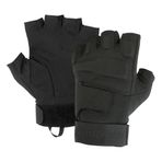 Seibertron® S.O.L.A.G kadın erkek eldiveni, taktiksel 1/2 parmak askeri dövüş ordu parmaksız yarım parmak Airsoft askeri paintball atış ve diğer dış mekan aktiviteleri için eldiven L