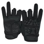 Seibertron T.T.F.I.G 2.0 Erkek Taktik Askeri Eldivenler Esnek Kauçuk Knuckle Protective Combat Hunting Yürüyüş Airsoft Paintball Motosiklet Binicilik Outdoor Eldiveni Siyah M