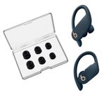 SEICHYGO Beats Powerbeats Pro/Beats Powerbeats 2 & 3 için Bellek Köpüğü Kulak Uçları, Kaymaz Yedek Kulak Ucu, Silikon Kulak Ucu Ağrısı Yok, Saklama Kutusu ve Uyumlu Şarj Kutusu ile, 3 Çift (S/M/L,