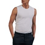Seidensticker Erkek Tank Top Tişört Yuvarlak Yaka Kolsuz Uni Atlet beyaz (beyaz 1) M