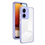 SEIFE Telefon Geri Kılıf Kapağı Clear Case Compatible with Redmi 13C,Full Body Case Transparent Phone Case,Slim Protective Phone Cover Designed Transparent Anti-Scratch Shock Absorption Case (Color : Purpl