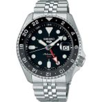 Seiko 5 Sports Gmt SSK001K Erkek Kol Saati Metalik Gri Kordon 10 ATM Suya Dayanıklı