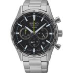 Seiko Chronograph SSB413P Erkek Kol Saati 10 ATM Suya Dayanıklı Çelik Kasa Siyah Kadran - Gri