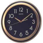 Seiko QXA578F Plastik Kasa LumiBrite Siyah Kadranlı Dekoratif Duvar Saati