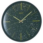 Seiko QXA828K Ahşap Kasa Siyah Renkli 33 cm Çaplı Quartz Mekanizmalı Duvar Saati