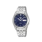 Seiko Snk357k1 5 Metalik Çelik Erkek Kol Saati - Lacivert
