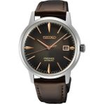 Seiko SRPJ17J1 Deri Kahverengi Erkek Kol Saati