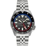 Seiko SSK019K Seiko 5 Gmt Otomatik Erkek Saati - Gri