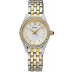 Seiko SUR540P1 Metalik Gri Altın Kadın Kol Saati