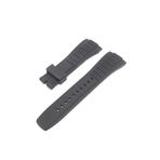 Seiko Velatura Uyumlu Slikon Saat Kordonu - Siyah