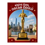 Seila Anneler Günü Kişiye Özel Isim Baskılı Yılın En Annesi Oscar Ödülü Oscar Heykel