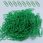 Seimneire 200 Paket Yeşil Ataş Küçük Ataşlar, 1,1 inç / 28 mm Metal Ataşlar, Vinil Kaplamalı Ataşlar, Dekoratif Metal Kağıt Kelepçeleri Ofis, Okul ve Ev için Ataç